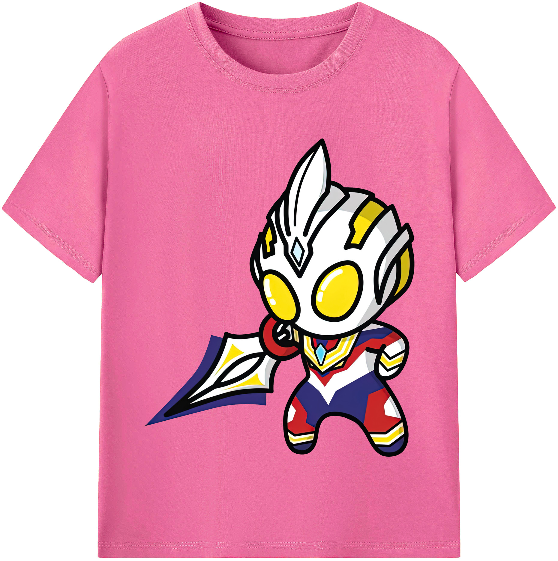 （画像用） ウルトラマン Ultraman レディースカジュアルプリントTシャツ（綿100％）